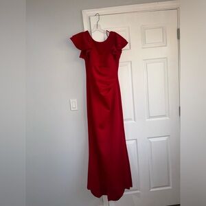 Jessica Howard Red Evening Dress Size 10